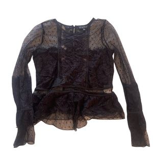 Black Lace Top